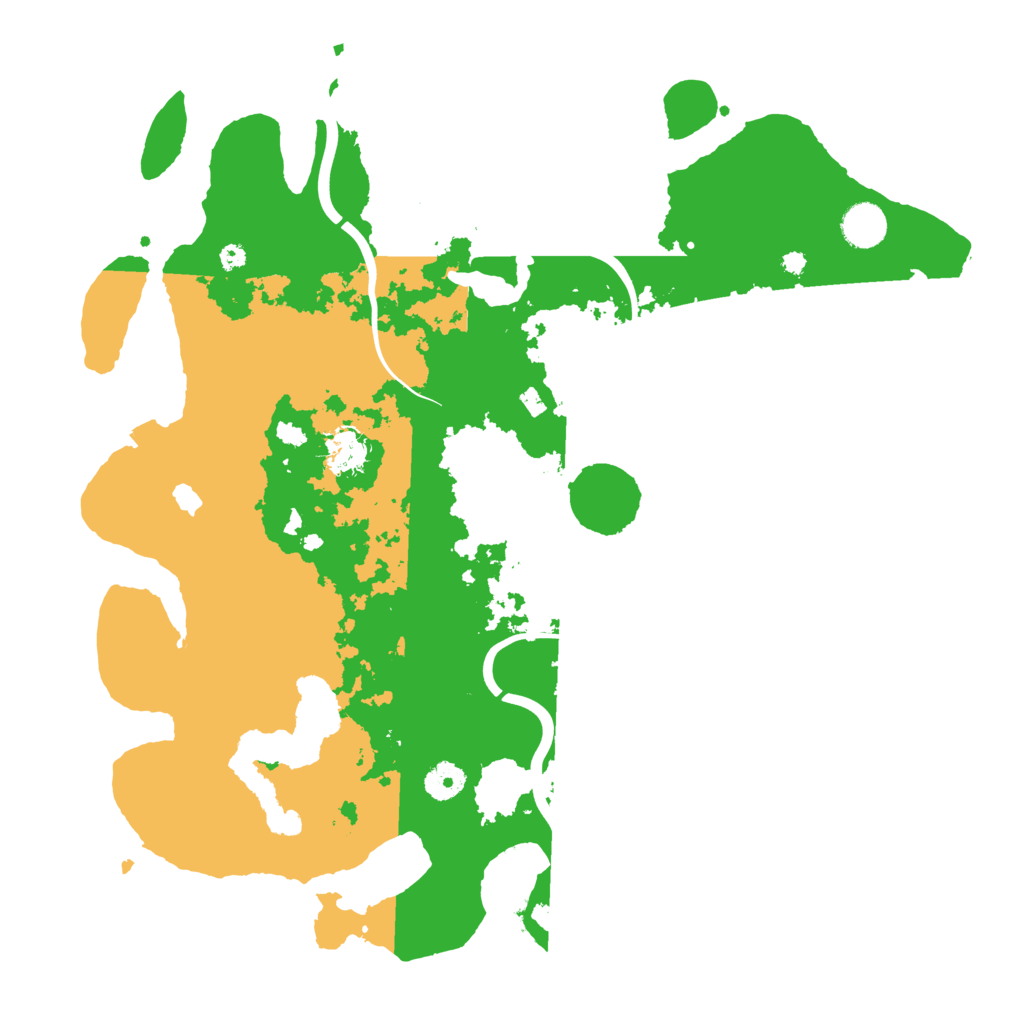 Biome Rust Map: Procedural Map, Size: 4000, Seed: 122222222