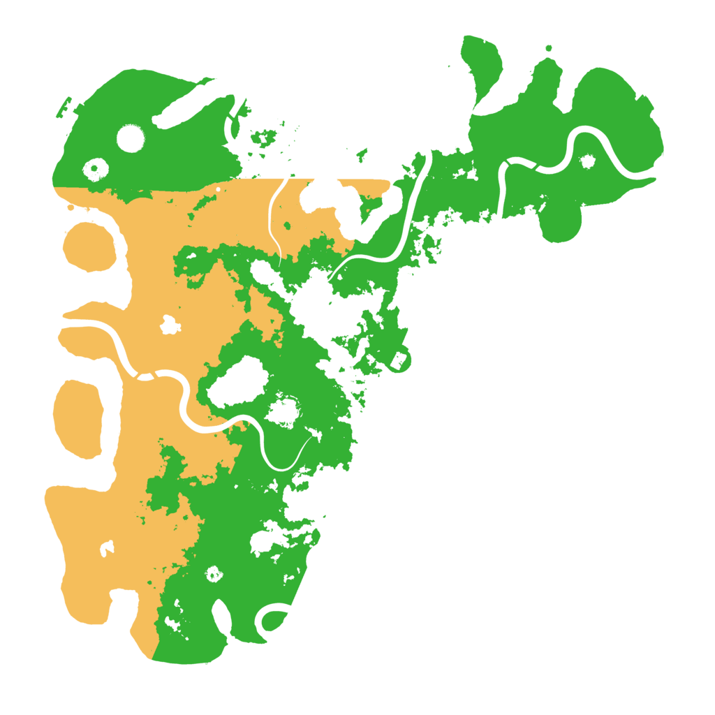 Biome Rust Map: Procedural Map, Size: 4500, Seed: 8791
