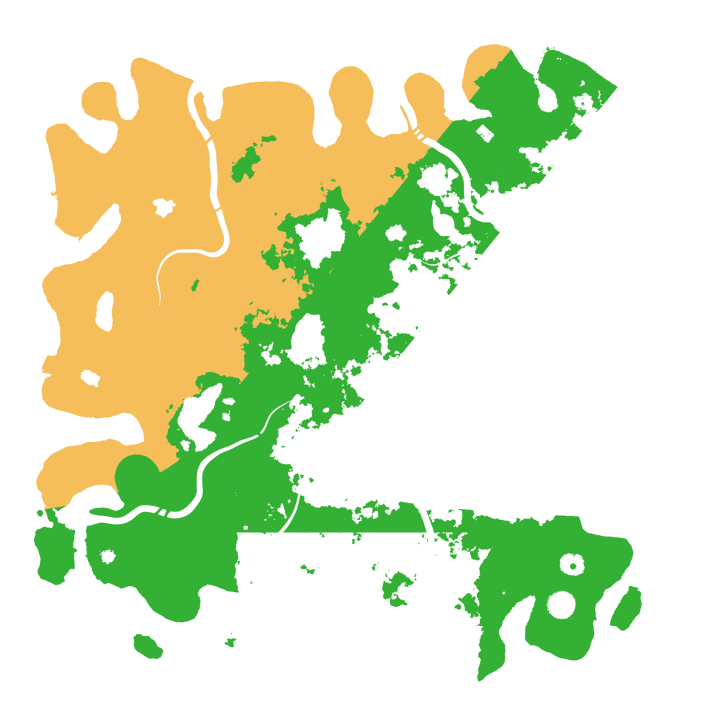 Biome Rust Map: Procedural Map, Size: 4500, Seed: 240735398