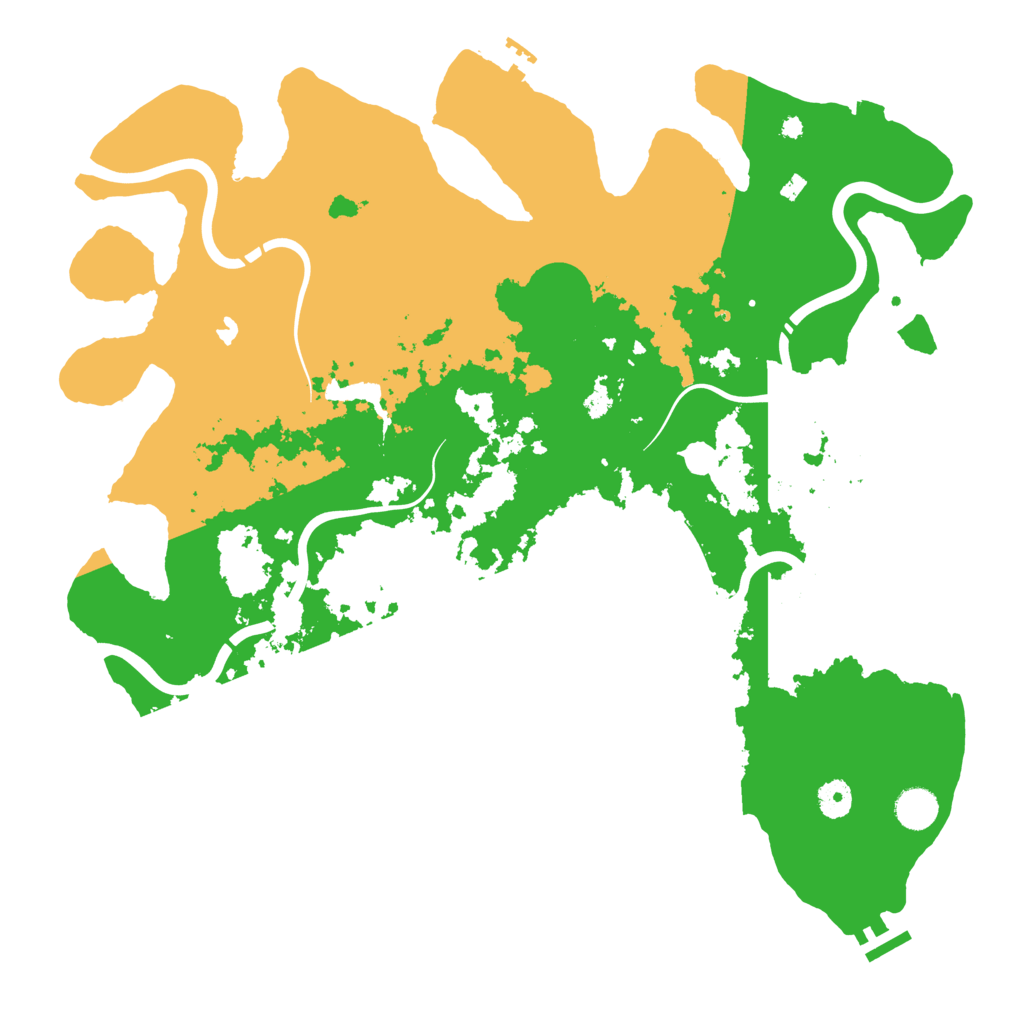 Biome Rust Map: Procedural Map, Size: 4250, Seed: 121315423