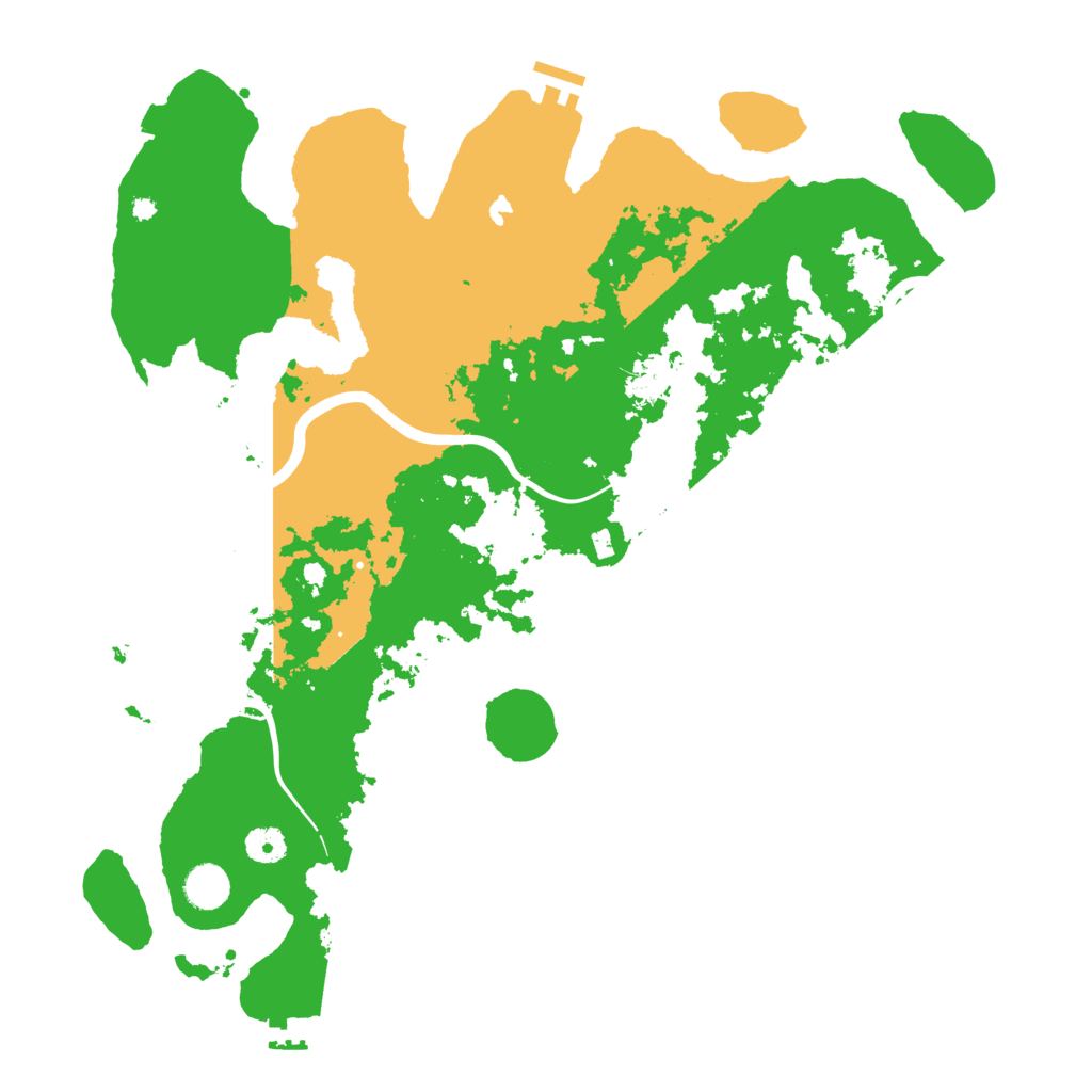 Biome Rust Map: Procedural Map, Size: 4225, Seed: 98456