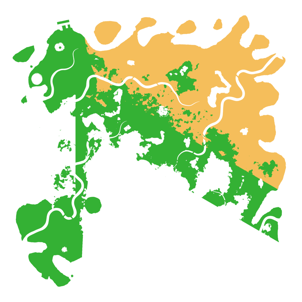 Biome Rust Map: Procedural Map, Size: 5000, Seed: 35736