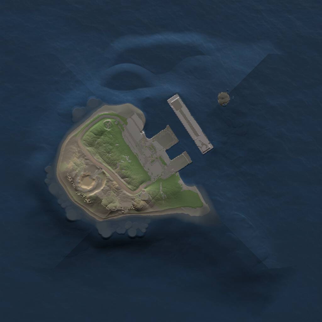 Rust Map: Procedural Map, Size: 1000, Seed: 376, 2 Monuments