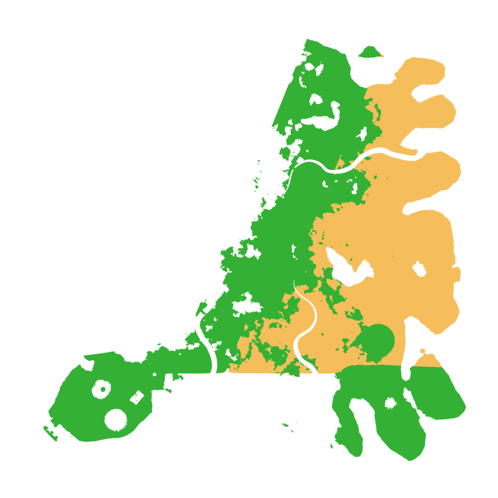 Biome Rust Map: Procedural Map, Size: 4000, Seed: 2469924