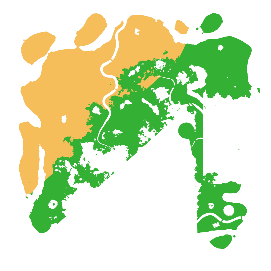 Biome Rust Map: Procedural Map, Size: 4500, Seed: 2108788630