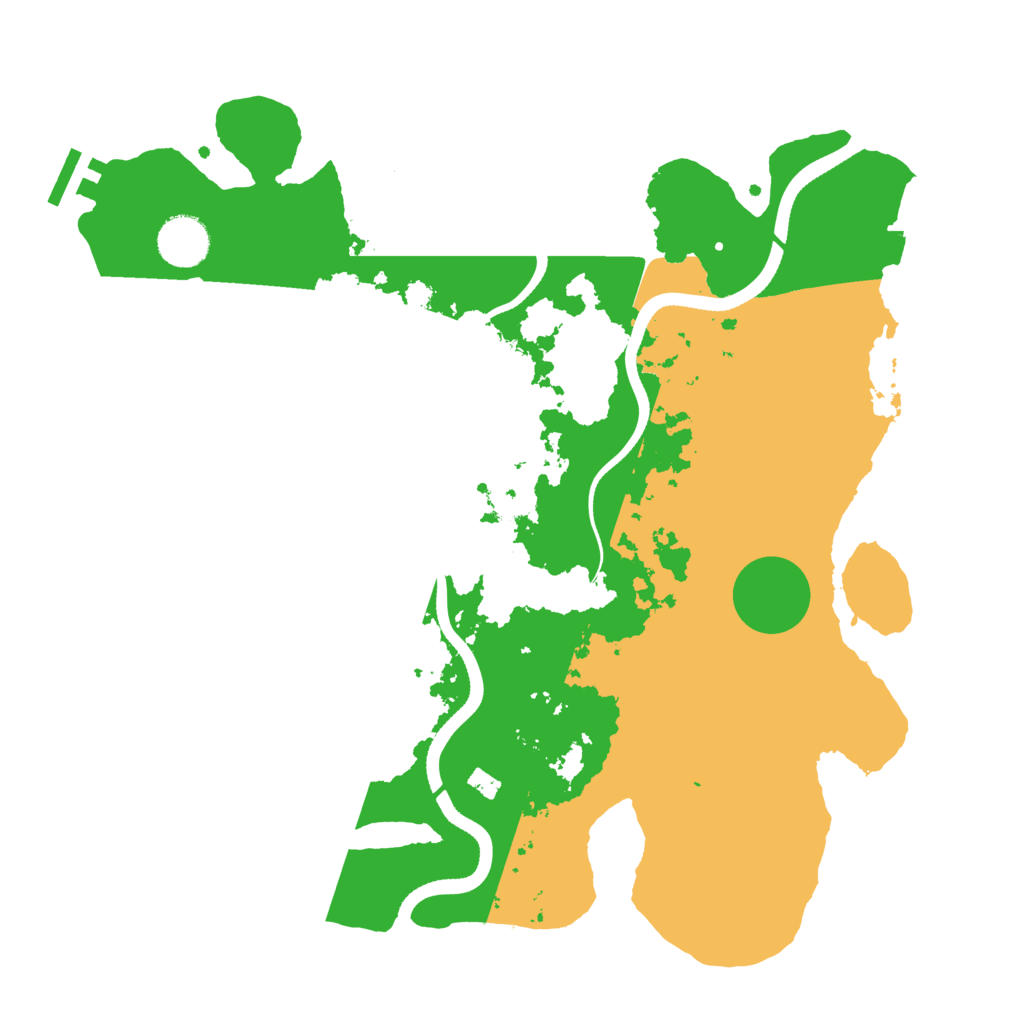 Biome Rust Map: Procedural Map, Size: 3500, Seed: 404862