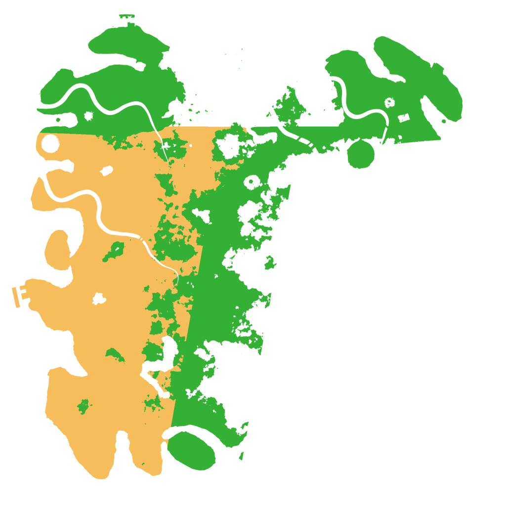 Biome Rust Map: Procedural Map, Size: 5000, Seed: 28467565
