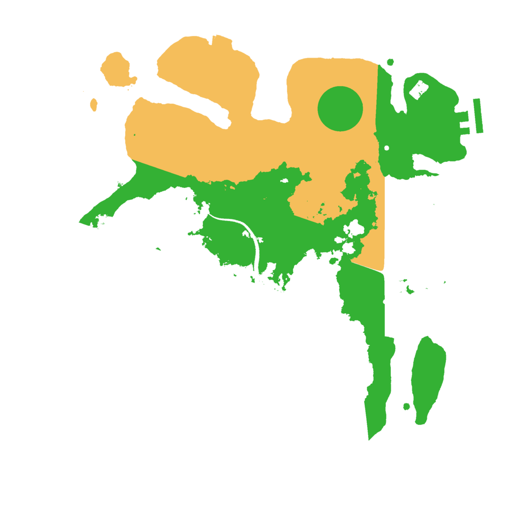 Biome Rust Map: Procedural Map, Size: 3000, Seed: 1724