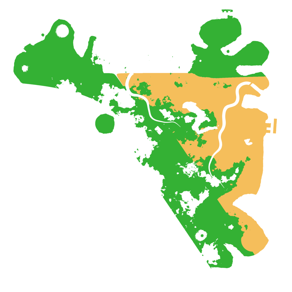 Biome Rust Map: Procedural Map, Size: 4000, Seed: 45685