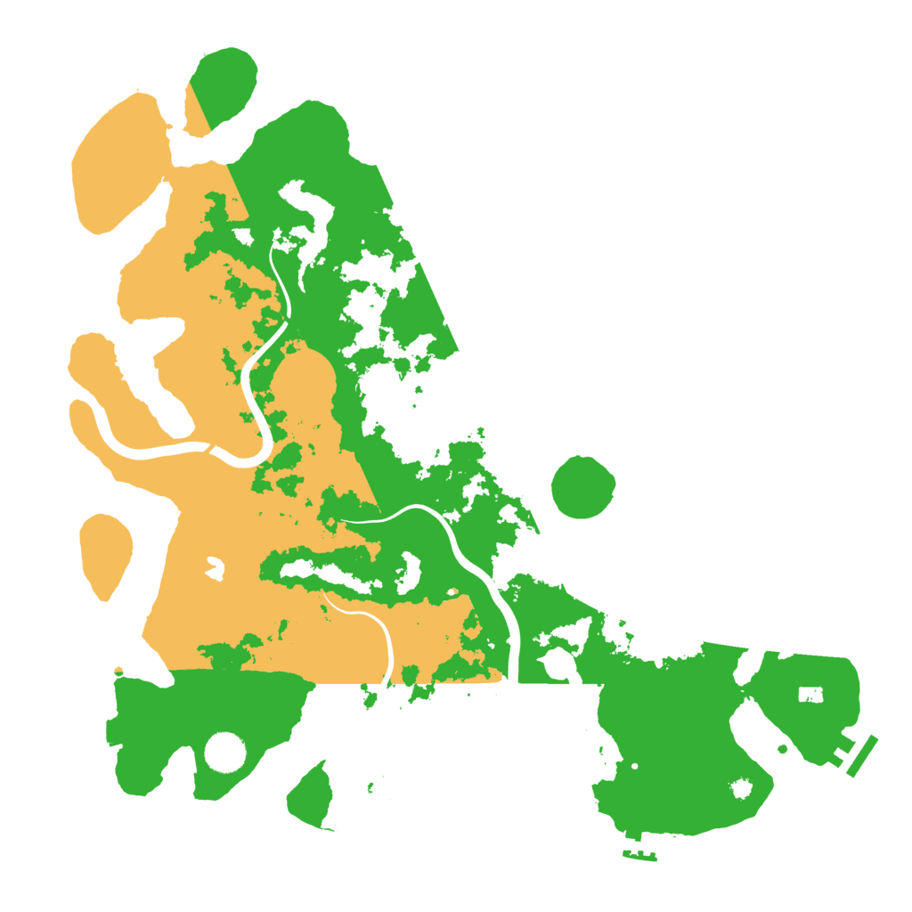 Biome Rust Map: Procedural Map, Size: 4000, Seed: 998181
