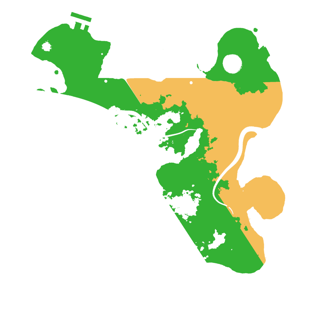 Biome Rust Map: Procedural Map, Size: 3000, Seed: 7458109