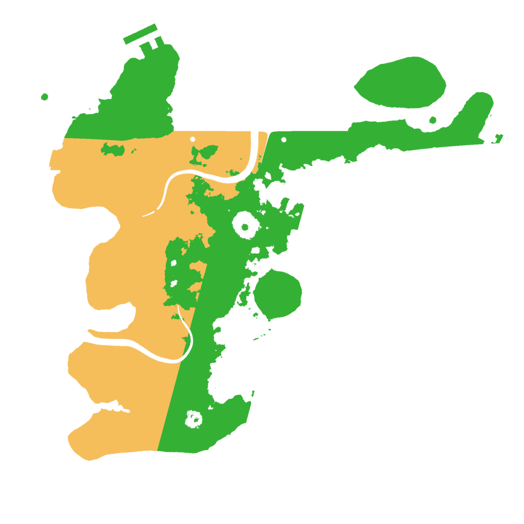 Biome Rust Map: Procedural Map, Size: 3000, Seed: 1337563688