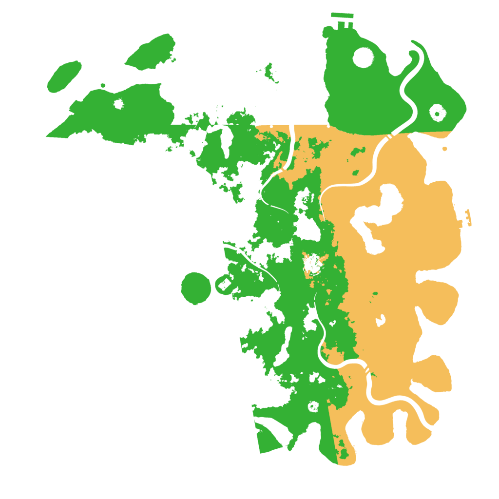 Biome Rust Map: Procedural Map, Size: 4500, Seed: 396304310