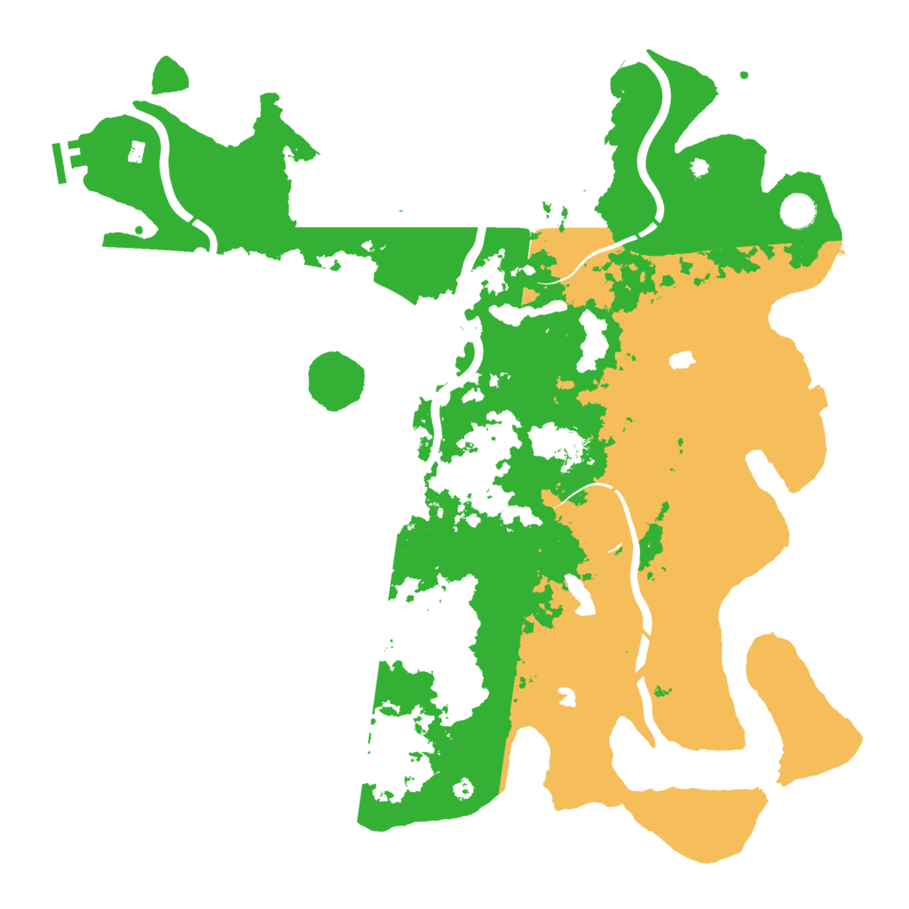 Biome Rust Map: Procedural Map, Size: 4500, Seed: 87263