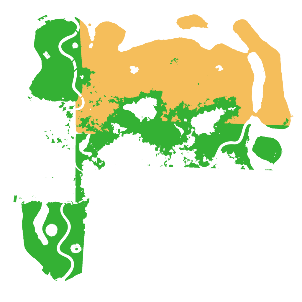 Biome Rust Map: Procedural Map, Size: 4500, Seed: 381525699