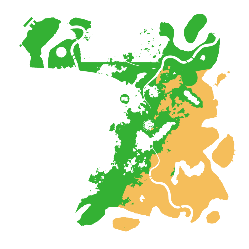 Biome Rust Map: Procedural Map, Size: 4250, Seed: 1288837428
