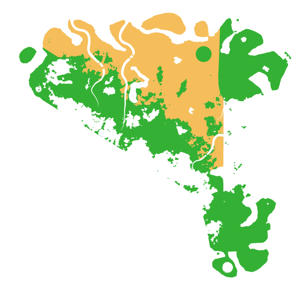 Biome Rust Map: Procedural Map, Size: 5000, Seed: 1152026