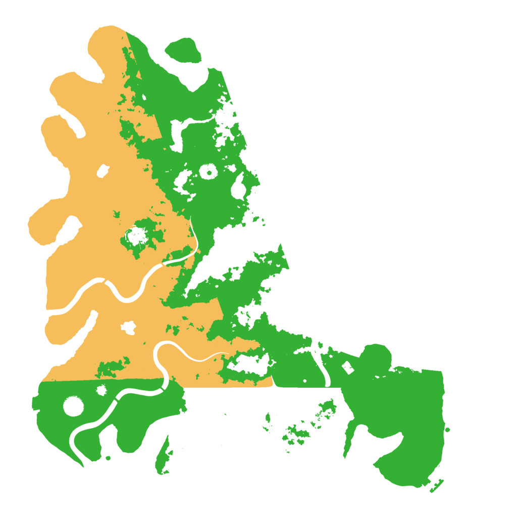 Biome Rust Map: Procedural Map, Size: 4500, Seed: 921301469