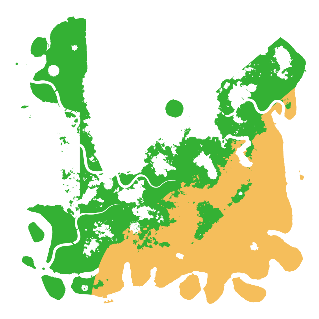 Biome Rust Map: Procedural Map, Size: 5000, Seed: 749617457