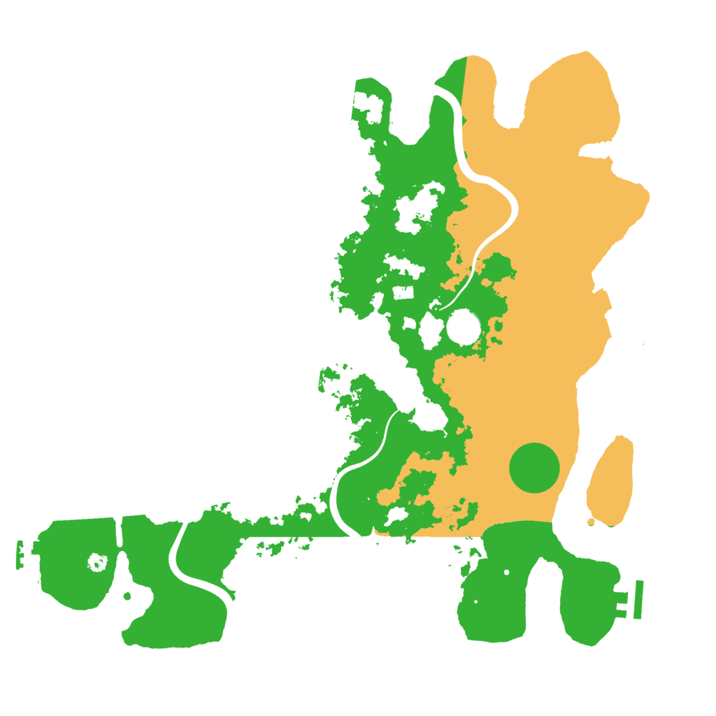 Biome Rust Map: Procedural Map, Size: 3750, Seed: 90964072