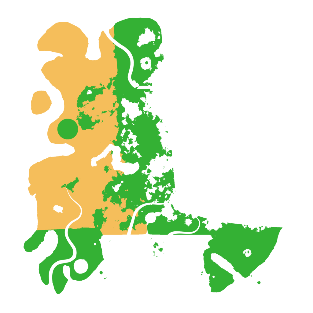Biome Rust Map: Procedural Map, Size: 4000, Seed: 22545