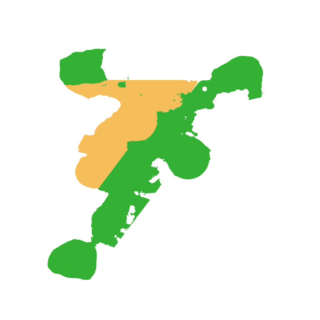 Biome Rust Map: Procedural Map, Size: 2000, Seed: 1275817769