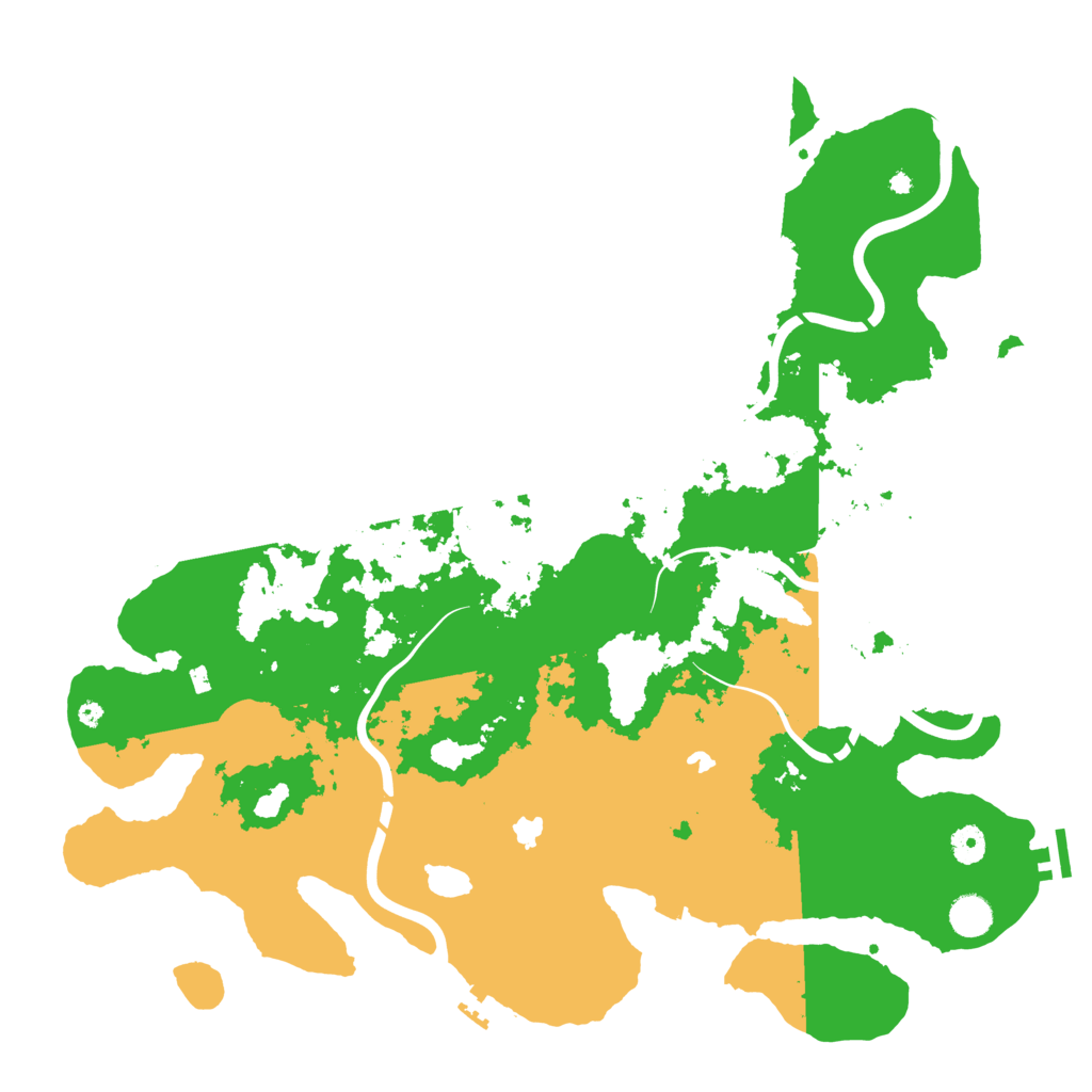 Biome Rust Map: Procedural Map, Size: 4500, Seed: 561025509