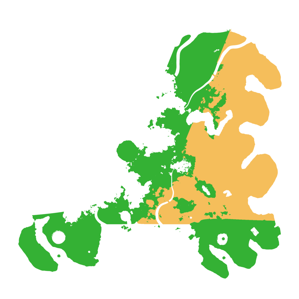 Biome Rust Map: Procedural Map, Size: 4000, Seed: 68722402