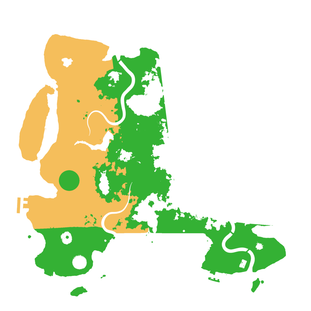 Biome Rust Map: Procedural Map, Size: 4000, Seed: 791346825