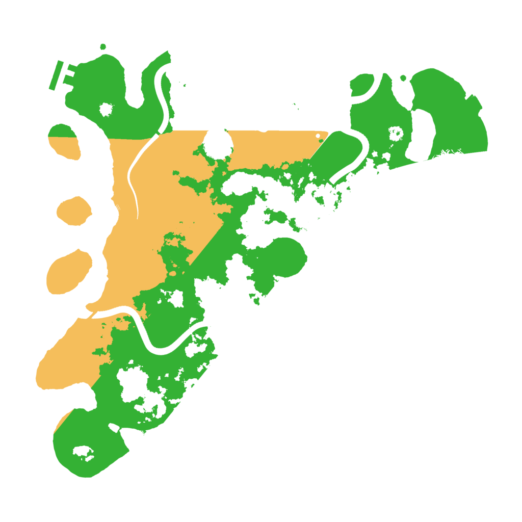 Biome Rust Map: Procedural Map, Size: 3500, Seed: 1457179843
