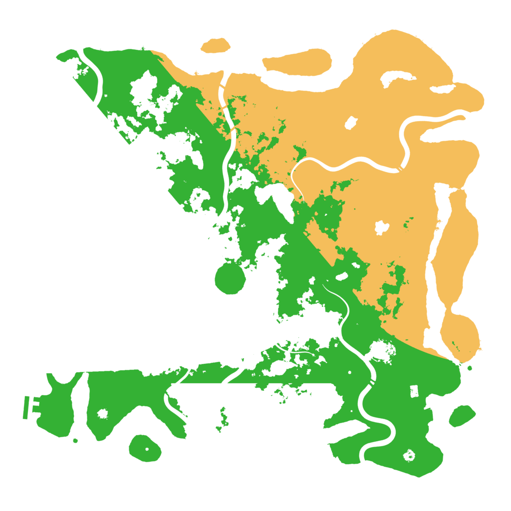 Biome Rust Map: Procedural Map, Size: 4500, Seed: 1369800672