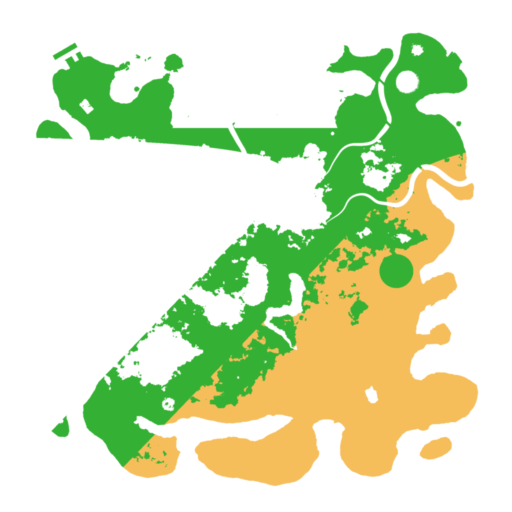 Biome Rust Map: Procedural Map, Size: 4000, Seed: 526522996