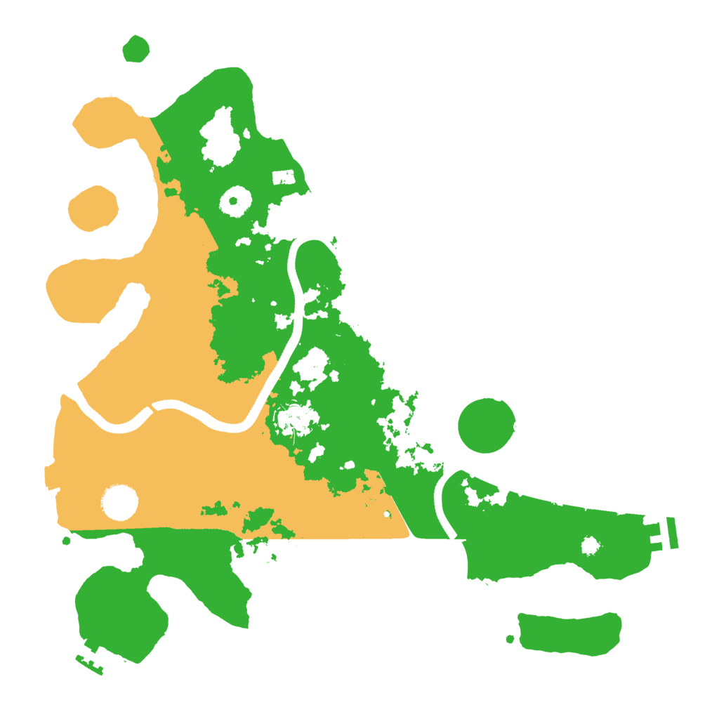 Biome Rust Map: Procedural Map, Size: 3500, Seed: 1310725440