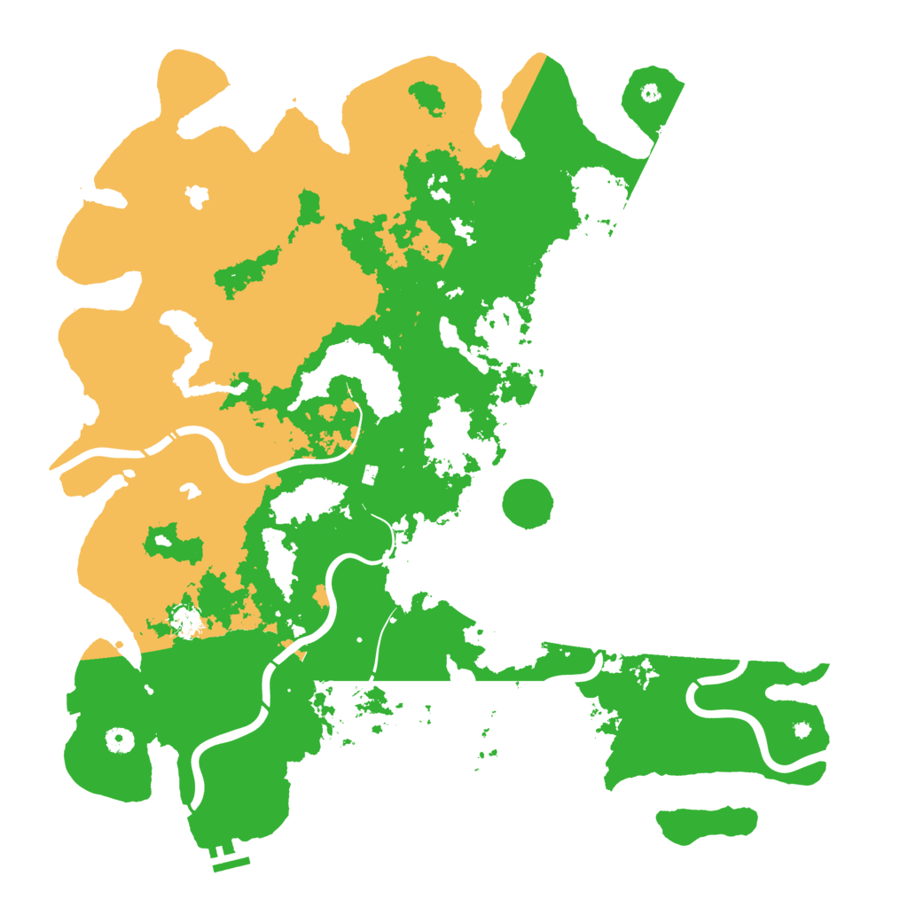 Biome Rust Map: Procedural Map, Size: 4900, Seed: 1537172830