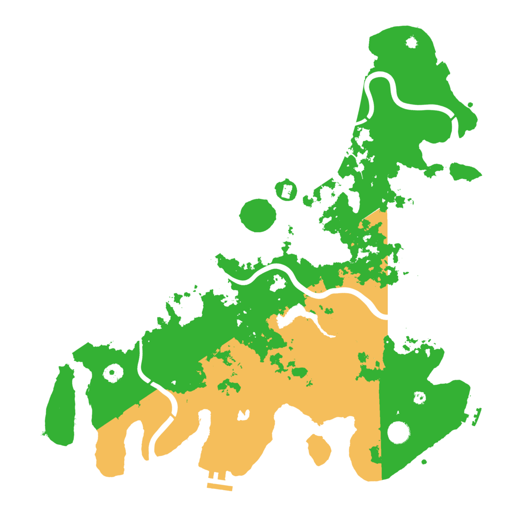 Biome Rust Map: Procedural Map, Size: 4100, Seed: 116