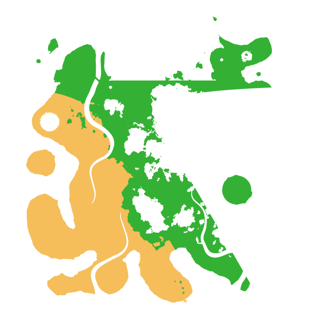 Biome Rust Map: Procedural Map, Size: 3000, Seed: 543711029