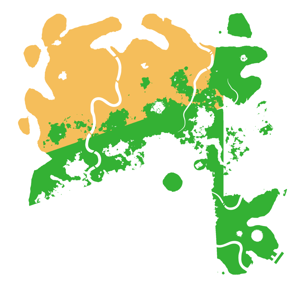 Biome Rust Map: Procedural Map, Size: 4500, Seed: 880051823