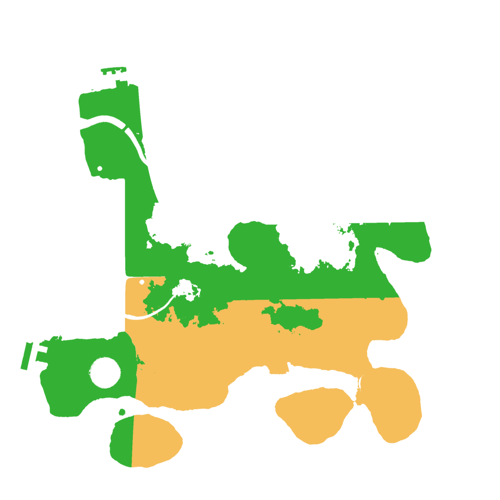 Biome Rust Map: Procedural Map, Size: 3000, Seed: 25319