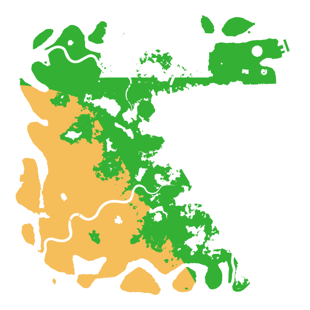 Biome Rust Map: Procedural Map, Size: 5000, Seed: 2118406067