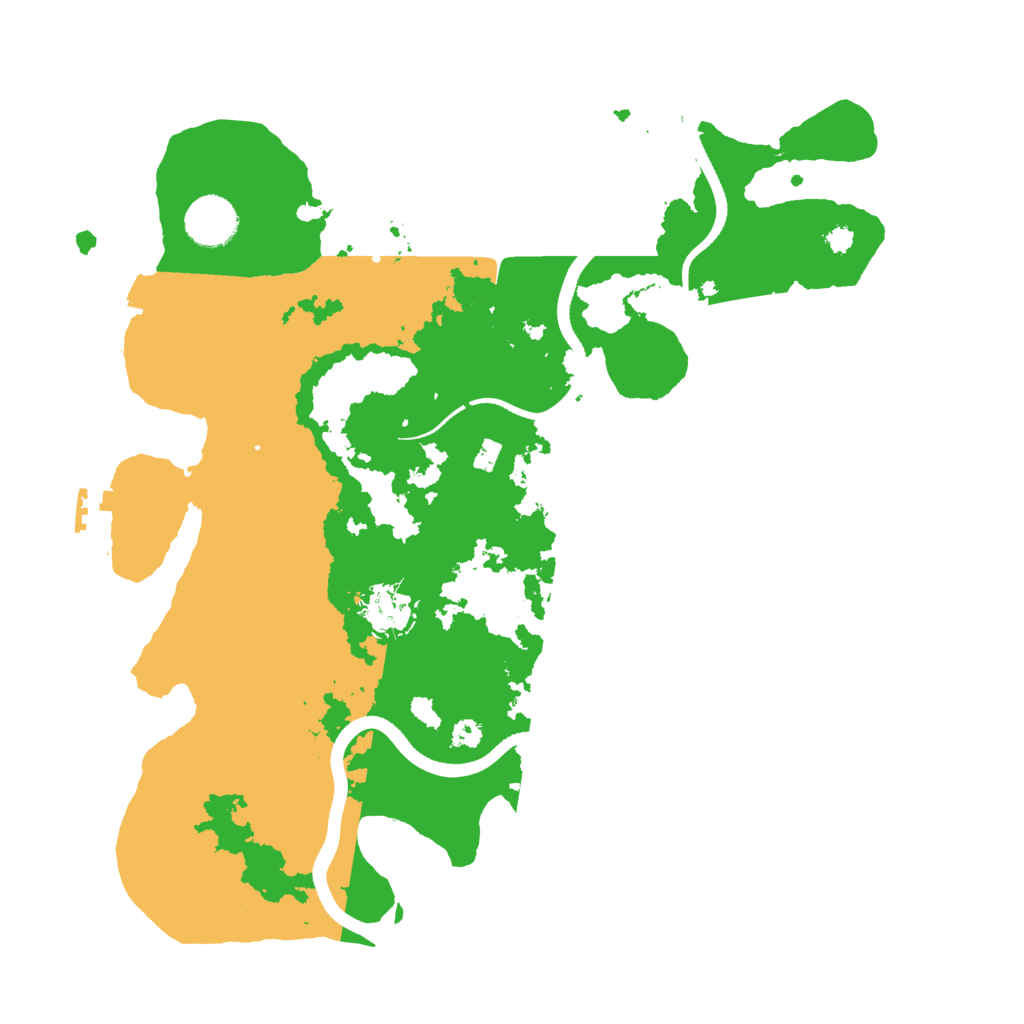 Biome Rust Map: Procedural Map, Size: 3500, Seed: 225292288