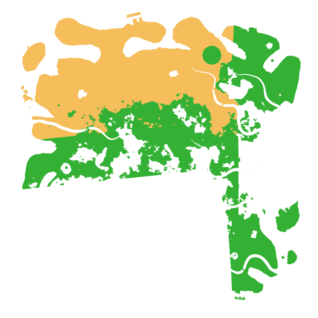 Biome Rust Map: Procedural Map, Size: 4500, Seed: 355872064