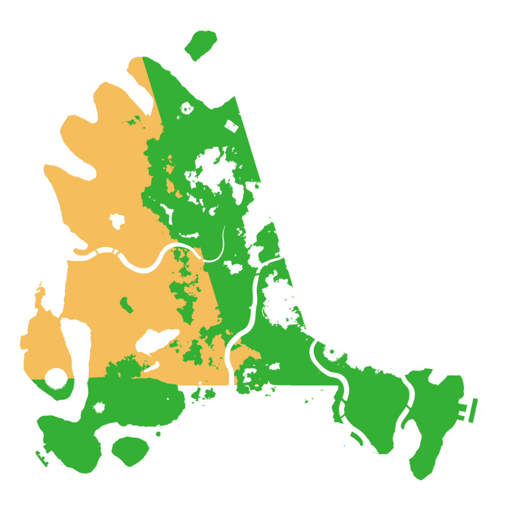 Biome Rust Map: Procedural Map, Size: 4250, Seed: 10187653