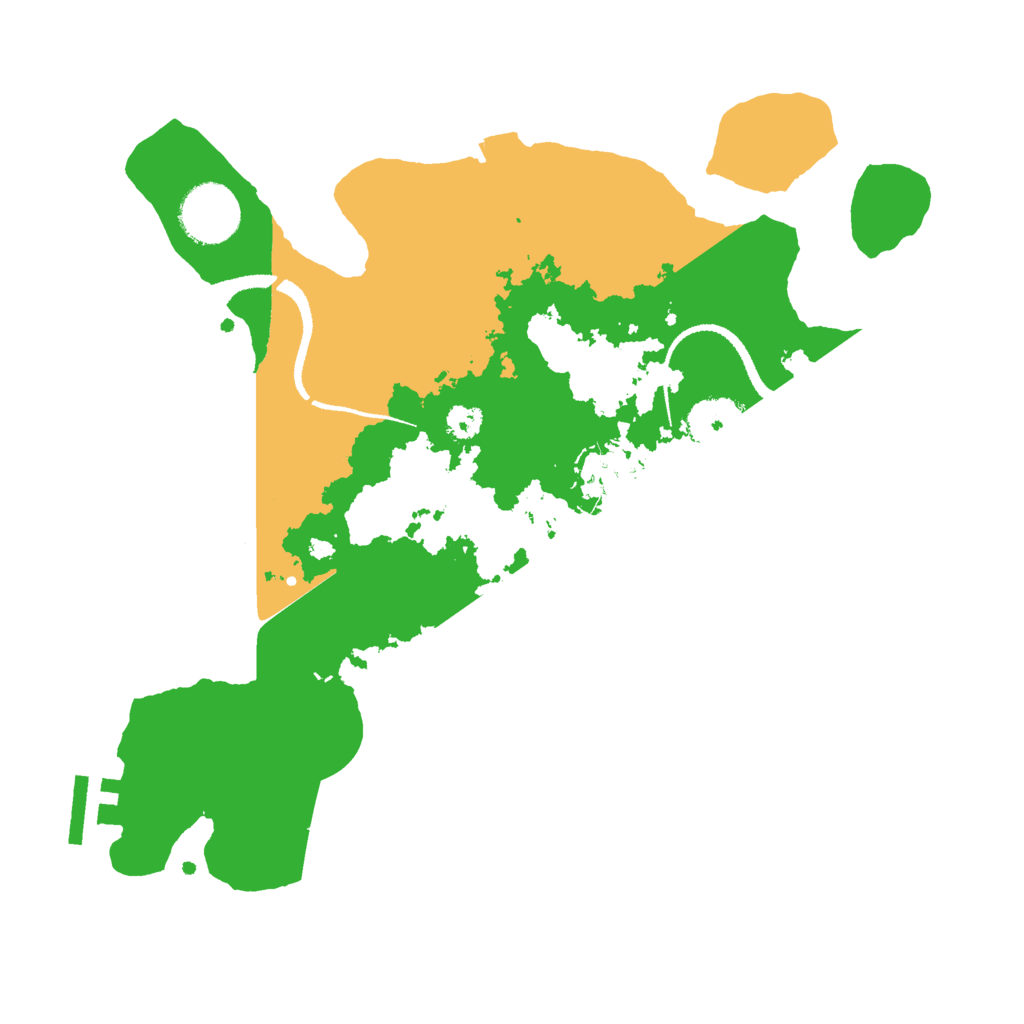 Biome Rust Map: Procedural Map, Size: 3000, Seed: 3269