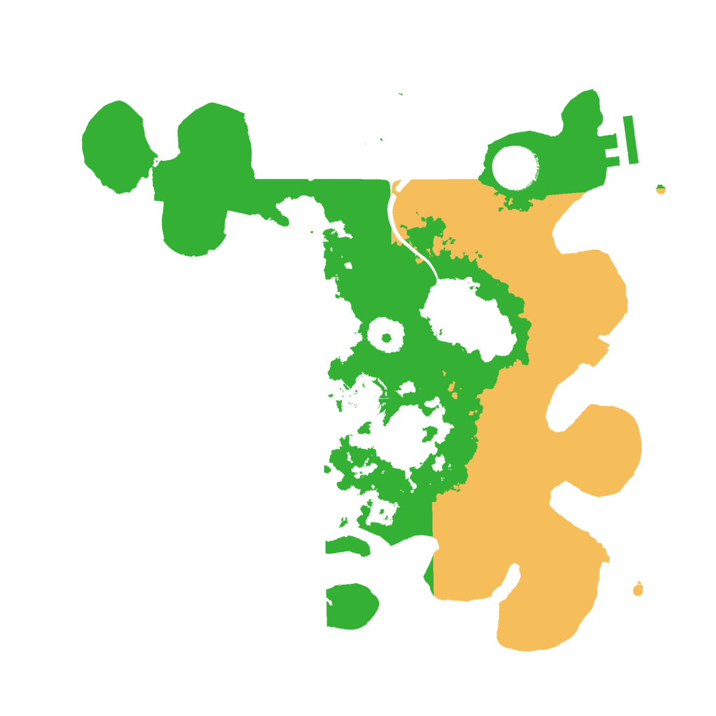 Biome Rust Map: Procedural Map, Size: 3000, Seed: 93224