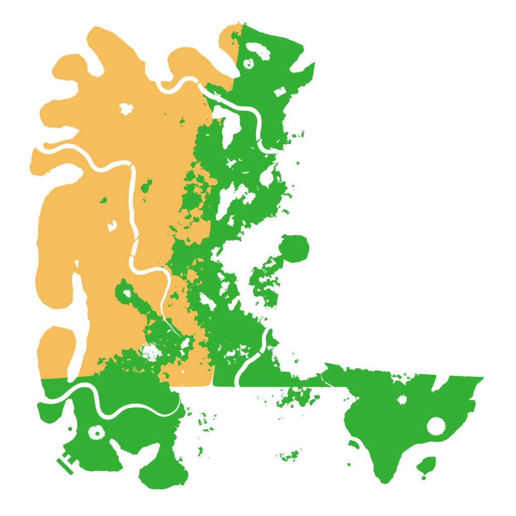 Biome Rust Map: Procedural Map, Size: 5000, Seed: 2053447810