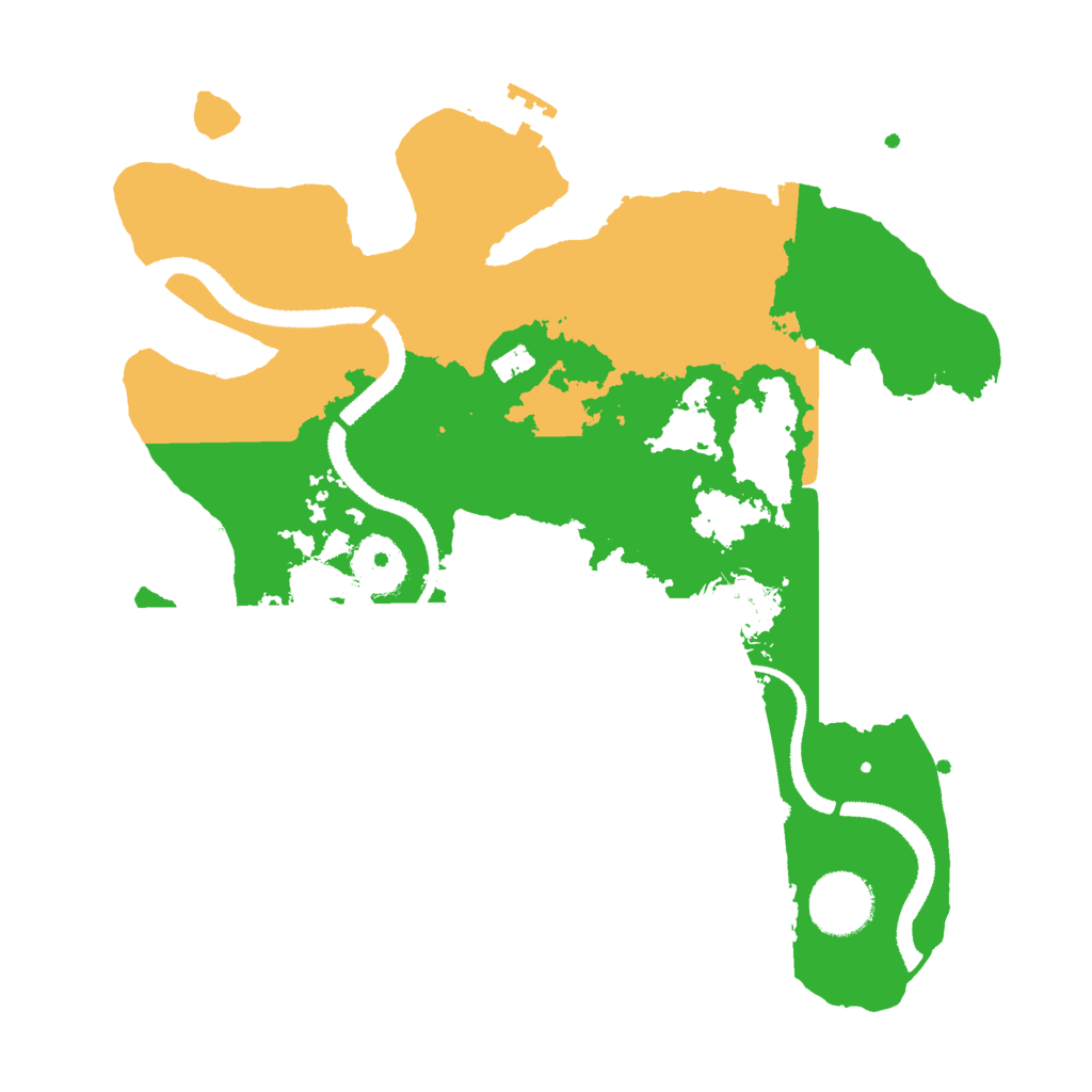 Biome Rust Map: Procedural Map, Size: 3000, Seed: 1527323666