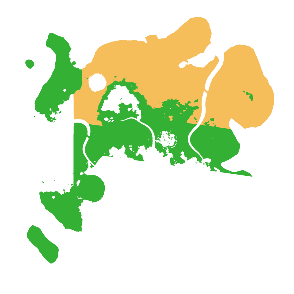 Biome Rust Map: Procedural Map, Size: 3000, Seed: 672113819