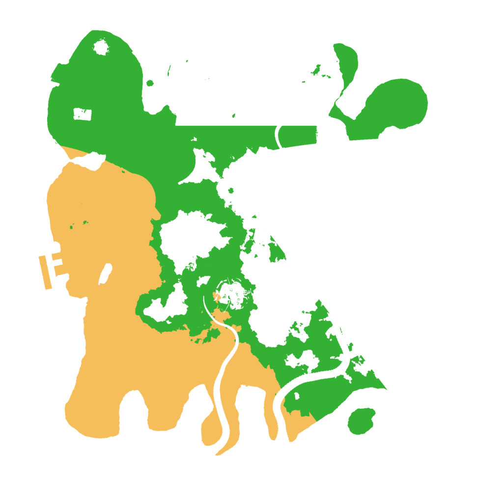 Biome Rust Map: Procedural Map, Size: 3000, Seed: 996006592