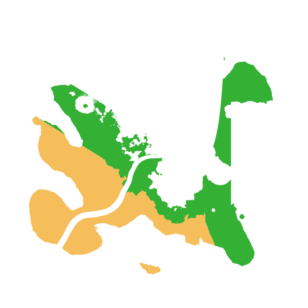 Biome Rust Map: Procedural Map, Size: 2500, Seed: 1837389690