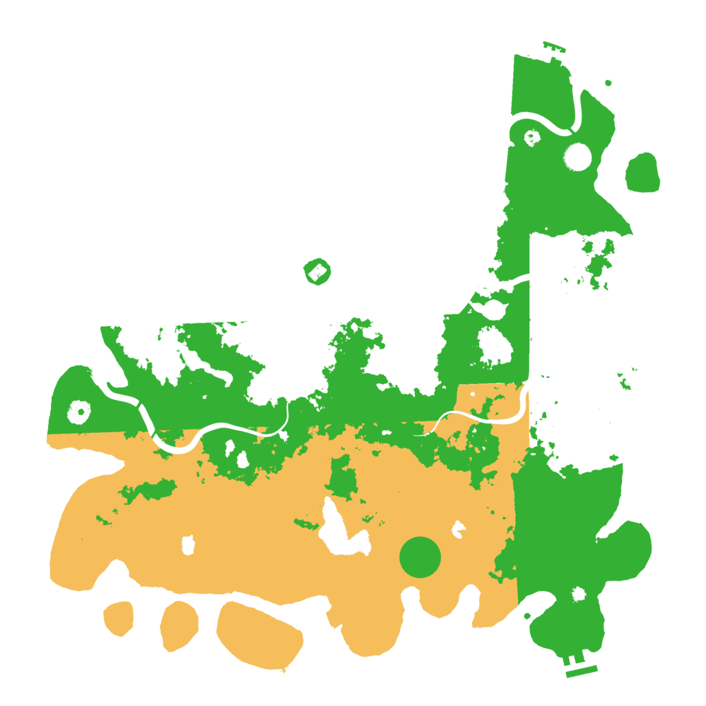 Biome Rust Map: Procedural Map, Size: 4500, Seed: 1106605061